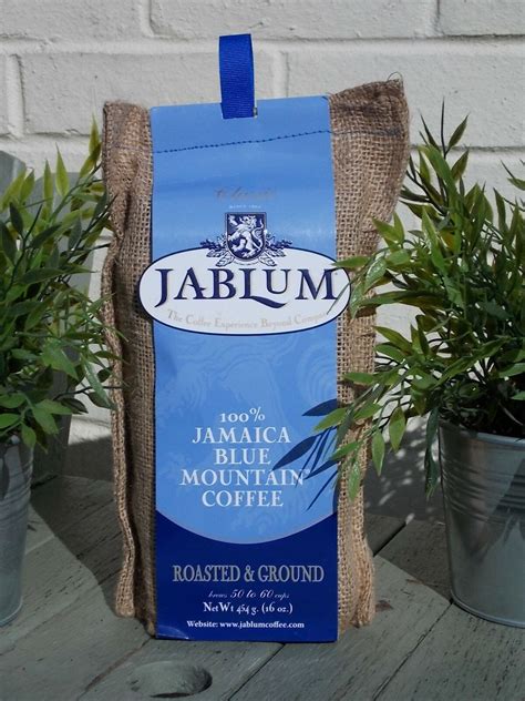 Jablum Jamaica Blue Mountain Coffee Roasted Whole Bean Oz Bag