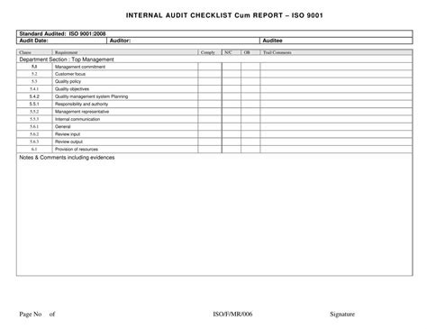 PDF 19 Internal Audit Check List DOKUMEN TIPS