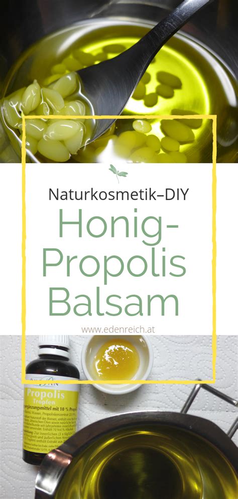 Pflegebalsam Mit Honig Und Propolis Propolis Honig Hautpflege