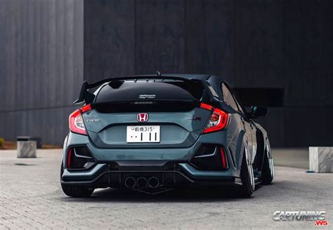 Bagged Honda Civic Typer Fk Rear