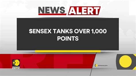 India Elections 2024 Sensex Tanks Over 1 000 Points While Nifty Down Over 350 Points Business