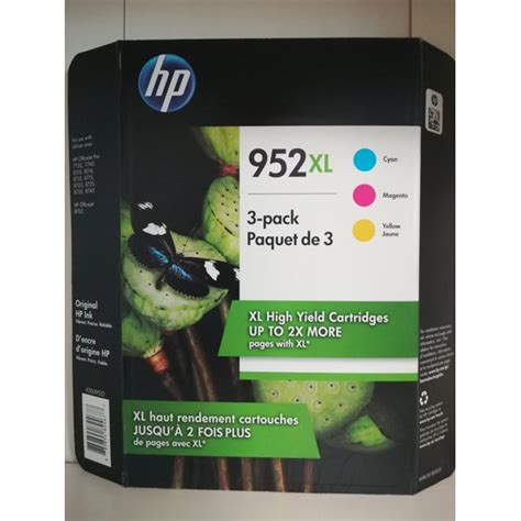 Hp 952xl Color 1 952xl Cyan 1 952xl Magenta 1 952xl Yellow