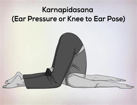 Karnapidasana Ear Pressure Pose Step Benefit Precaution Nexoye