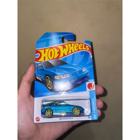 Hot Wheels Honda Crx Blue Shopee Malaysia