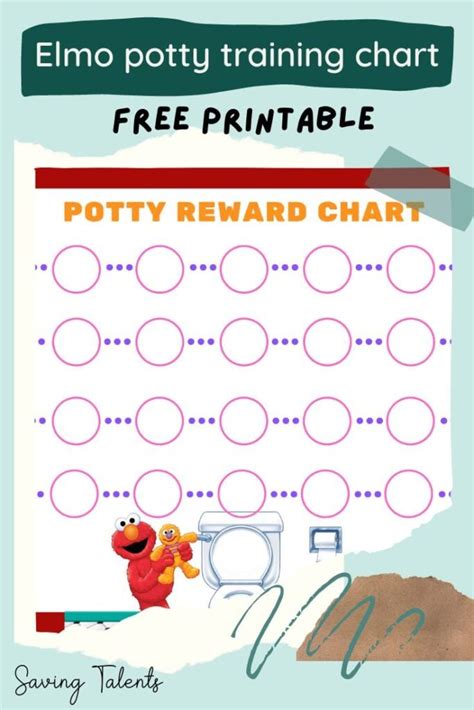 Elmo Potty Training Chart Free Printable - Saving Talents