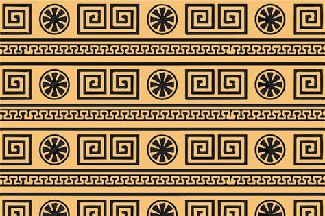 Premium Vector | Greek key border pattern