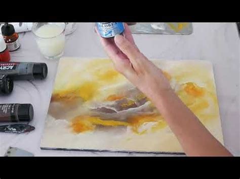 Abstract Painting Demo Demonstration Peinture Abstraite Acrylics