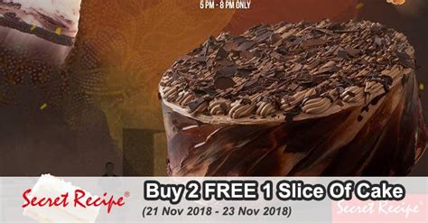 Secret Recipe Metrocity Grand Opening Buy 2 FREE 1 Slice Of Cake 21