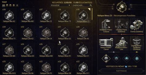 Void Relic Warframe Wiki