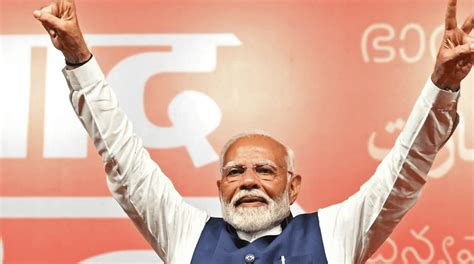 India Modi celebra su victoria electoral como una hazaña histórica