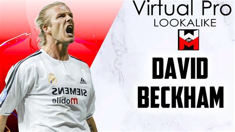 FIFA 20 VIRTUAL PRO LOOKALIKE TUTORIAL David Beckham YouTube