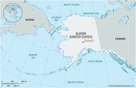 Denali National Park Height Elevation And Map Britannica