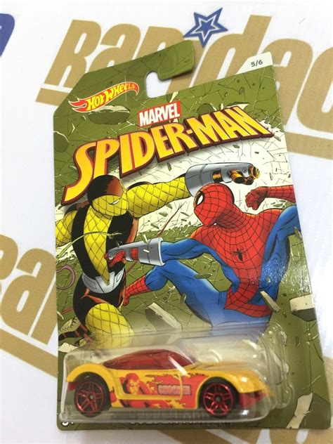 Hot Wheels Carro Homem aranha Golden Arrow Série Marvel Mercado Livre