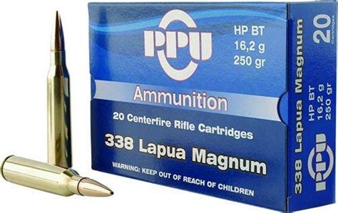 Prvi Partizan Ammo 338 Lapua Mag 250gr Hpbt 10 Box Budget Shooter Supply