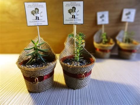 Regalos Matrimonios Cactus Suculentas Con Mensaje Y Anillos 990 En