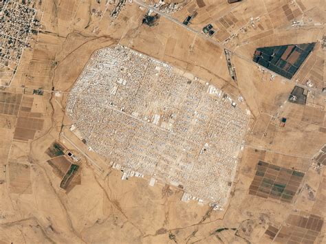 Filezaatari Refugee Camp Jordan By Planet Labs Wikimedia Commons