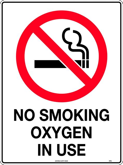 No Smoking Oxygen in Use | Prohibition | USS