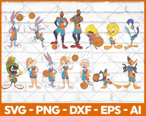 Space Jam 2 Svg Nba Svg Bundle Svg Cricut Instant Download