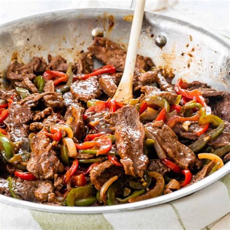 Easy Pepper Steak Jo Cooks