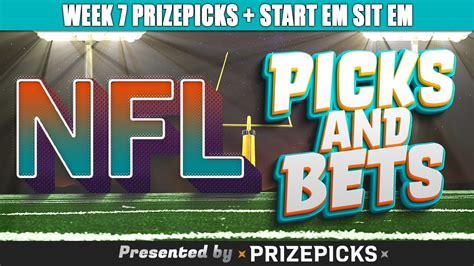 Nfl Start Em Sit Em Week 7 Nfl Week 7 Dfs Picks Nfl Week 7 2021