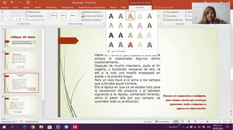 Aplicando Formatos A Los Textos En Powerpoint Youtube