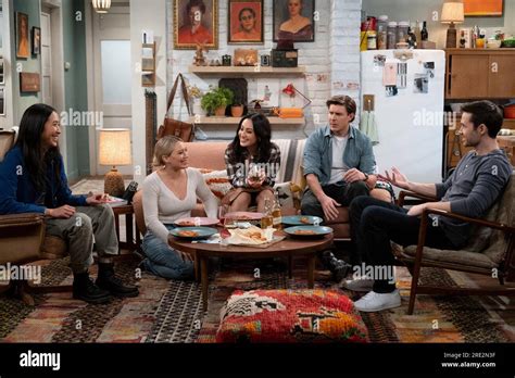 How I Met Your Father From Left Tien Tran Hilary Duff Francia Raisa Christopher Lowell Tom