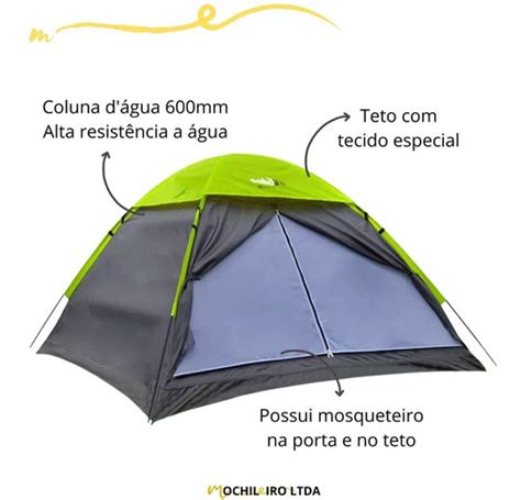 Barraca Camping Pessoas Weekend Echolife Acampamento C Nf