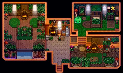 Aesthetic Farmhouses Or Other Interior Places In The Game Stardew Valley