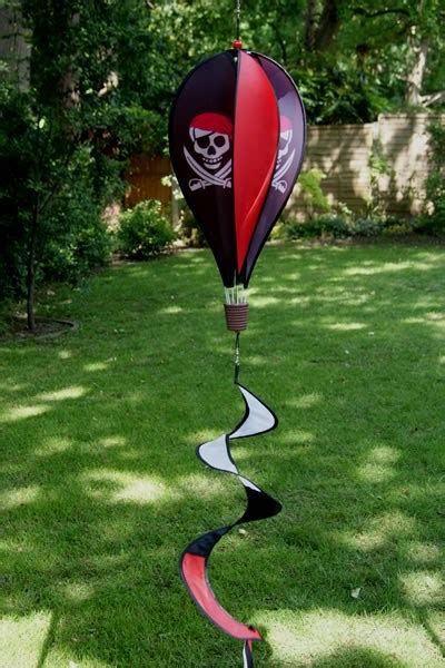 Large Hot Air Balloon Spinner Pirate The Wind Chime Shop Limited