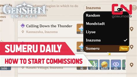 How To Start Sumeru Daily Commissions In Genshin Impact Youtube