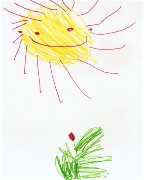 Simple Sun Drawing For Kids - The sun, which we see everyday ...