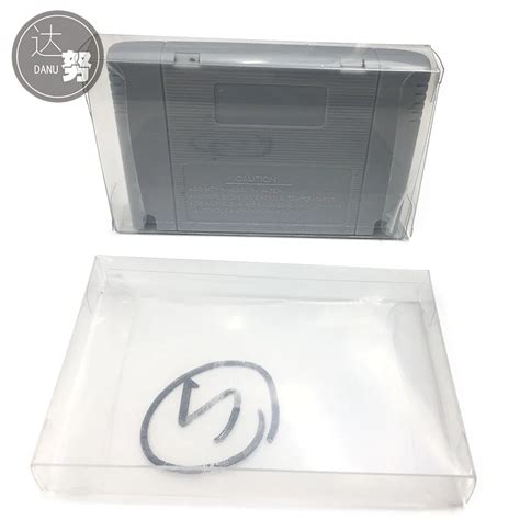 Pcs Universal For Us Japan Verison Plastic Clear Box For Snes