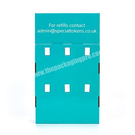 Merchandising Custom Retail Cardboard Counter Display Box Hook Cosmetic