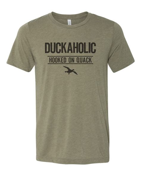 Duck Hunting Shirt Duckaholic Duck Hunting Apparel Etsy