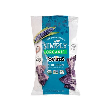 Tostitos Blue Corn Tortilla Chips With Sea Salt Price Buy Online At