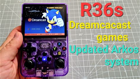 R36s Handheld Testing Dreamcast Games Newest Updated System 👌 Better