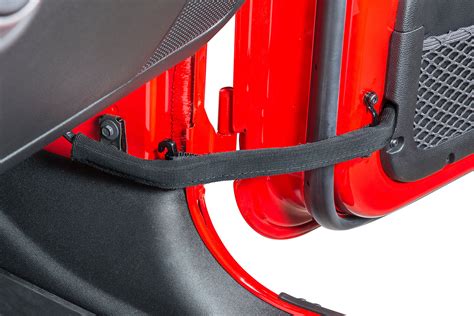 Quadratec Adjustable Replacement Door Check Straps For 07 18 Jeep