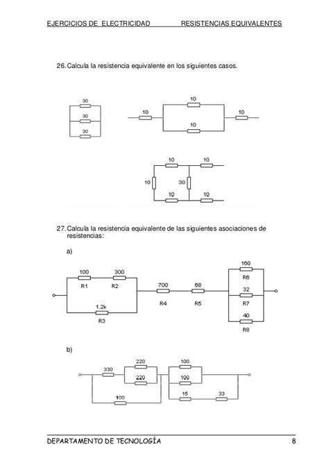 Ejercicioselectricidadbuenos 3 Eso