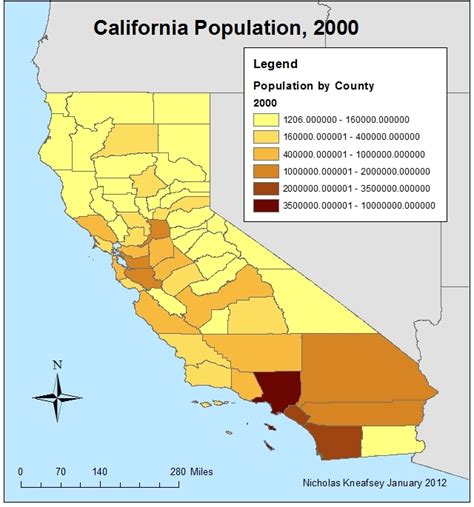 La Urban Sprawl Project Gis Nicholas Kneafsey