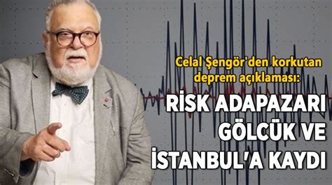 Celal Eng R Den Korkutan Deprem A Klamas Risk Adapazar G Lc K Ve