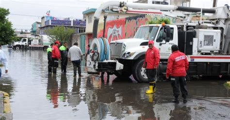 Edoméx en línea Grupo Tláloc trabaja contingencias generadas por granizo