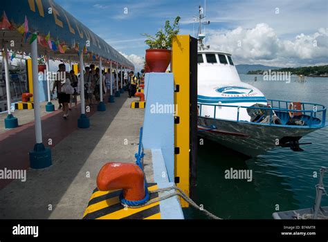 Cebu Ferry At Tagbilaran Pier Tagbilaran City Bohol Visayas