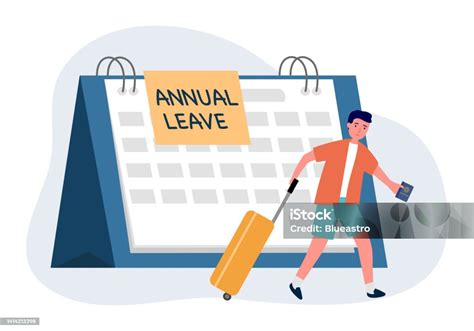 Annual Leave Relaxation Holiday Concept Vector Illustration Annual