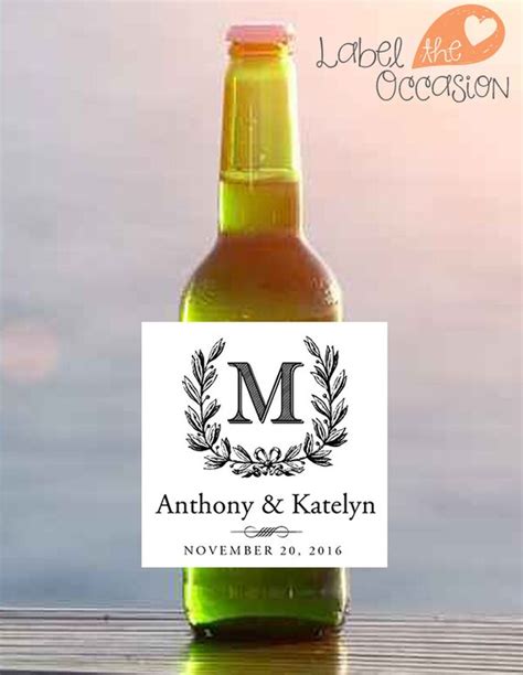 Wedding Beer Label Custom Beer Label By Labeltheoccasion On Etsy