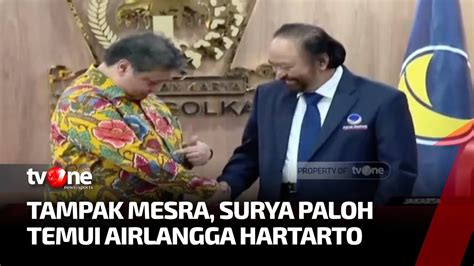 Surya Paloh Lakukan Pertemuan Dengan Golkar Kabar Siang Tvone Youtube