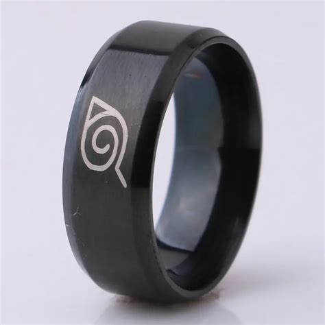 Naruto Ring Stainless Steel Rings Animebee Free Shipping Worldwide