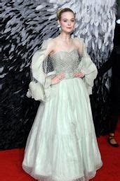 Elle Fanning Maleficent Mistress Of Evil Premiere In London