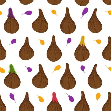 Seamless pattern with chocolate modak vector illustration 15207743 Vector Art at Vecteezy