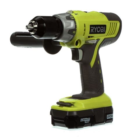 Ryobi Hammer Drill Tool Kit 18-Volt ONE+ Cordless 1/2 in. Battery ...