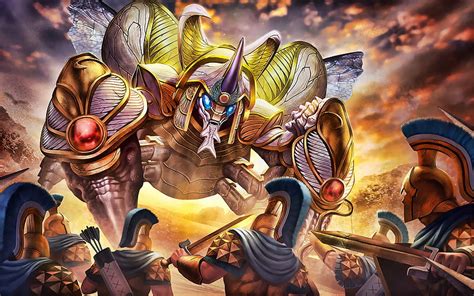 Khepri Battle Smite God 2019 Games Warriors Smite Moba Smite